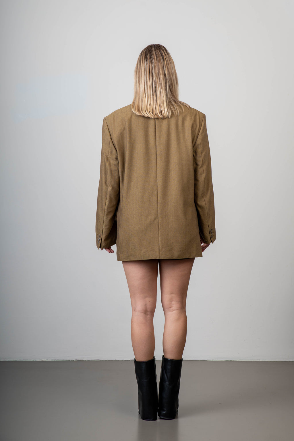 Vintage blazer kaki groen